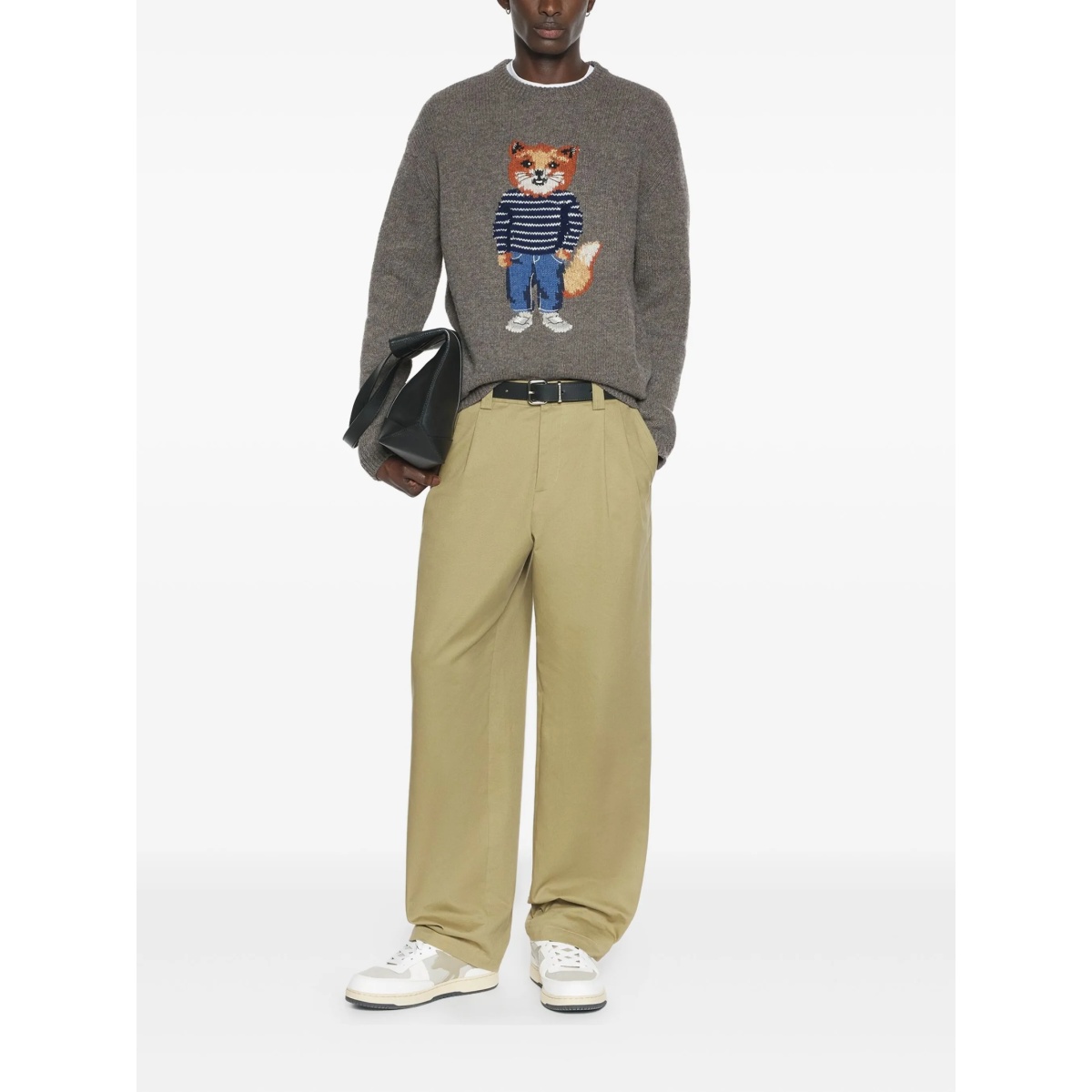 fox graphic crewneck sweater - Img 2