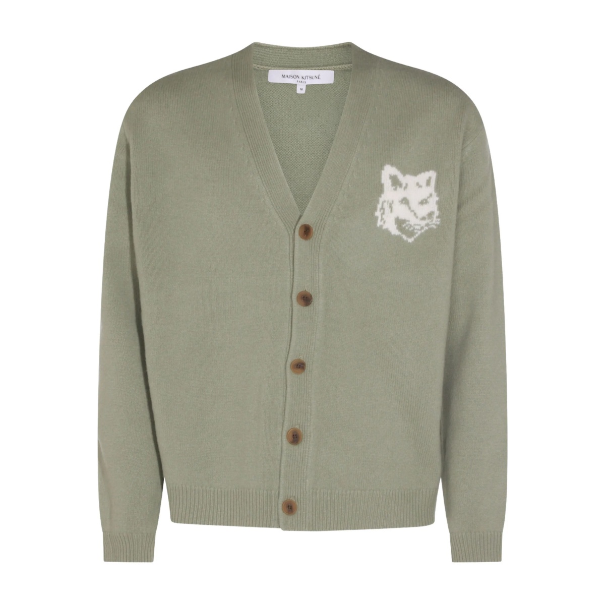 Fox Head-intarsia cardigan - Img 2