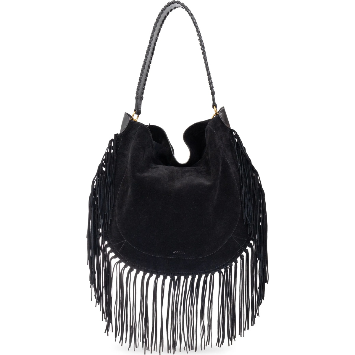 fringed shoulder bag