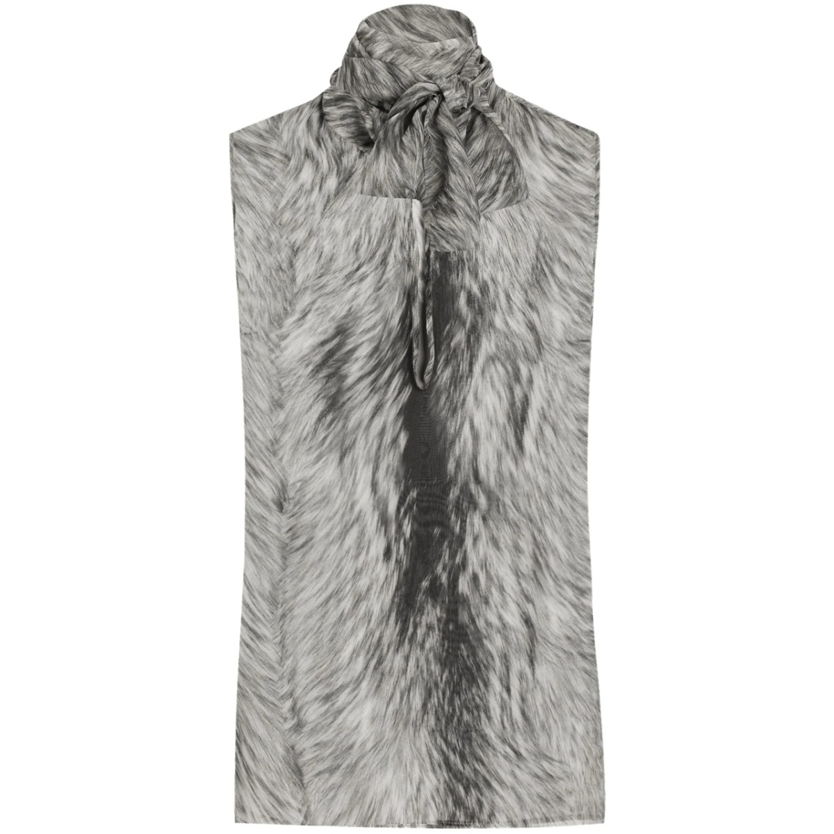fur-print top