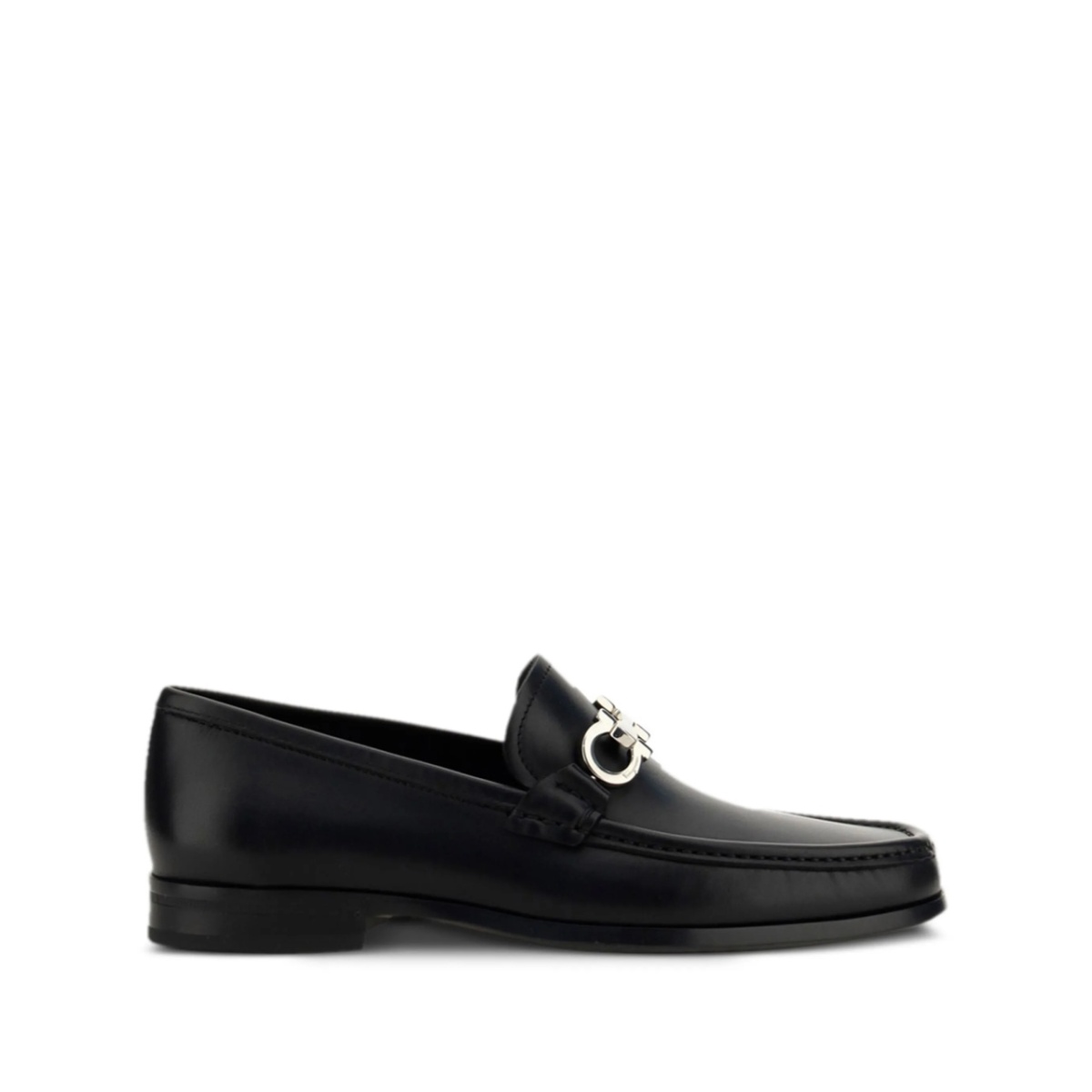Gancini Reversible Bit loafers