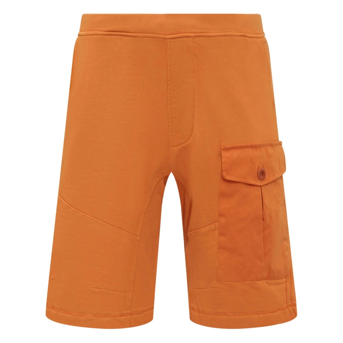 garment-dyed fleece shorts
