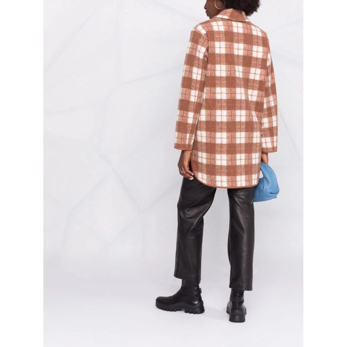 Gentry plaid-check coat - Img 4