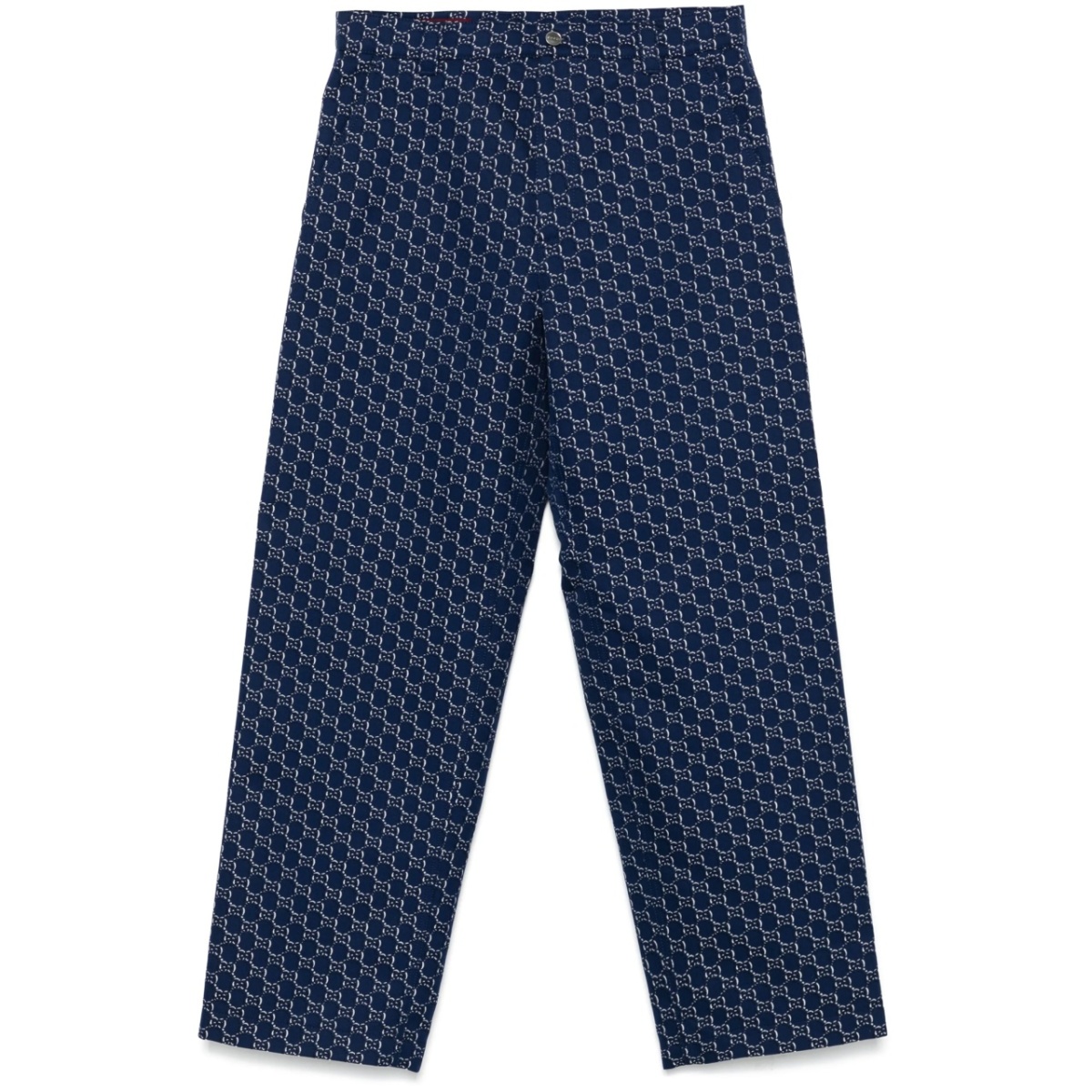 GG Shadow-jacquard cotton trousers