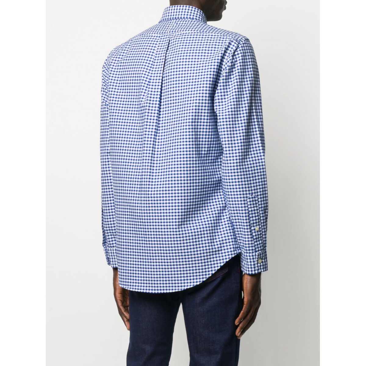 gingham button-down shirt - Img 4