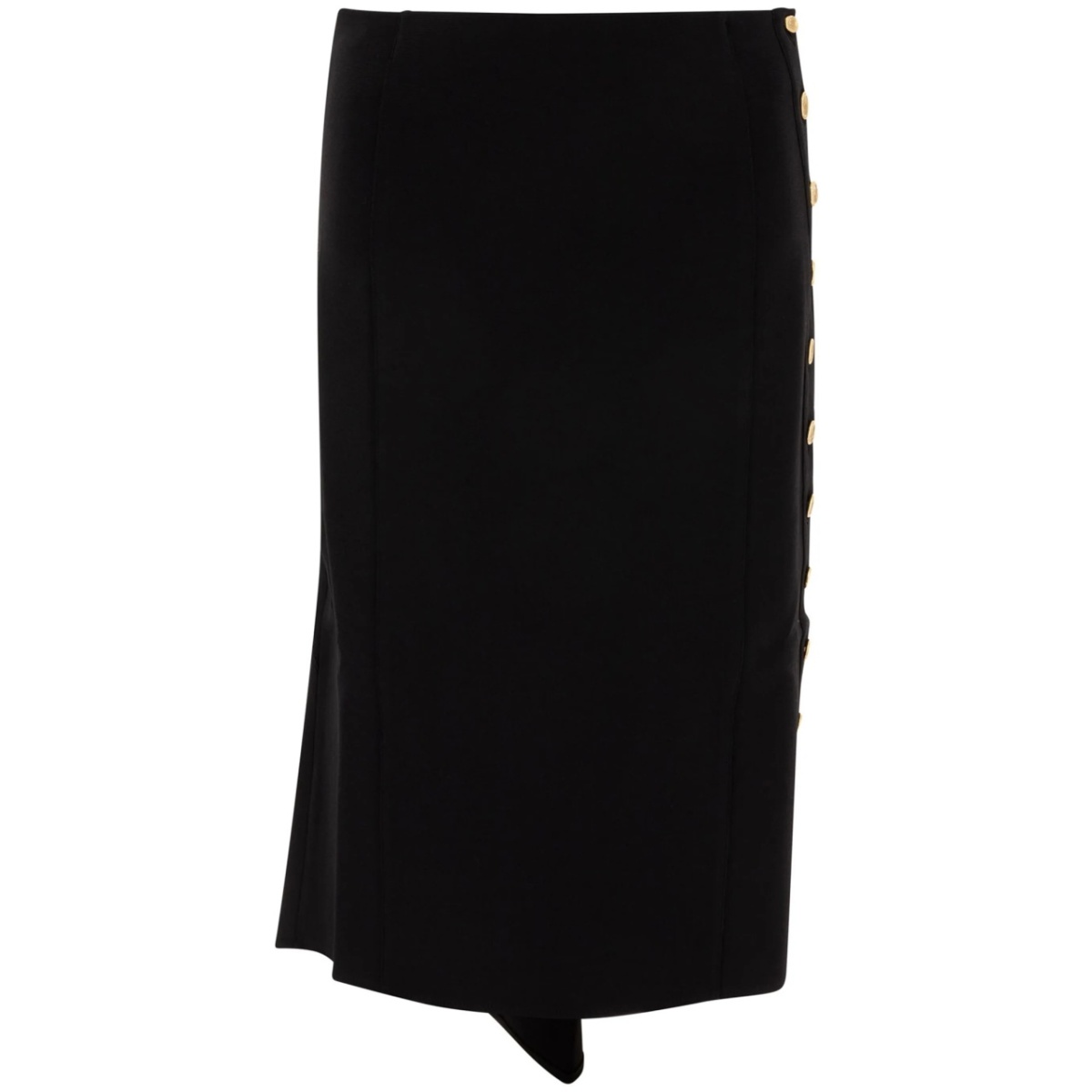 gold-tone buttons skirt