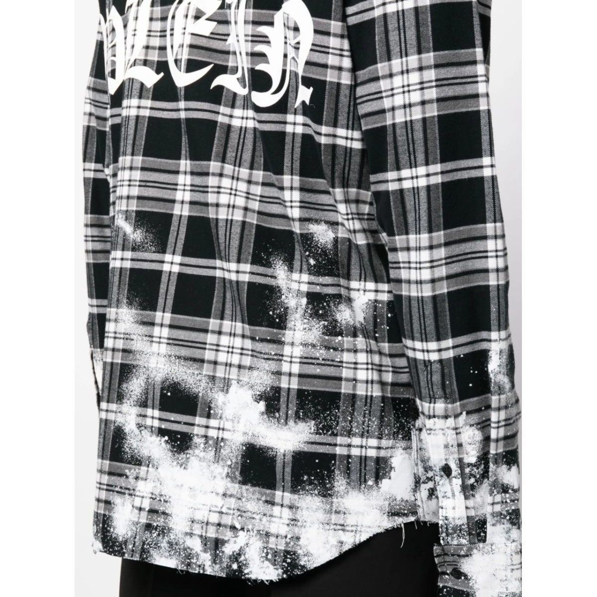 Gothic Plein checked cotton shirt - Img 5