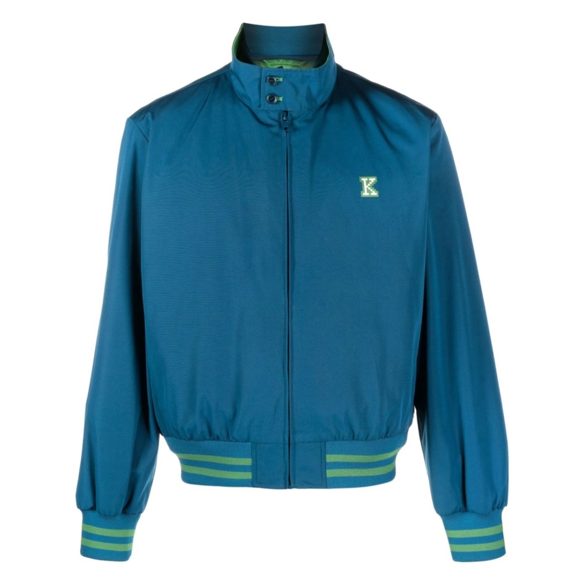 graphic logo-print track jacket