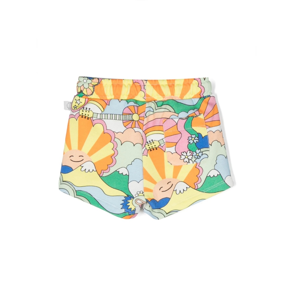 graphic-print cotton shorts - Img 2