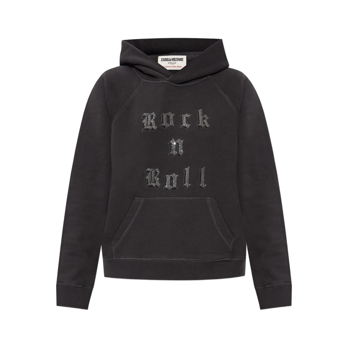 graphic-print hoodie