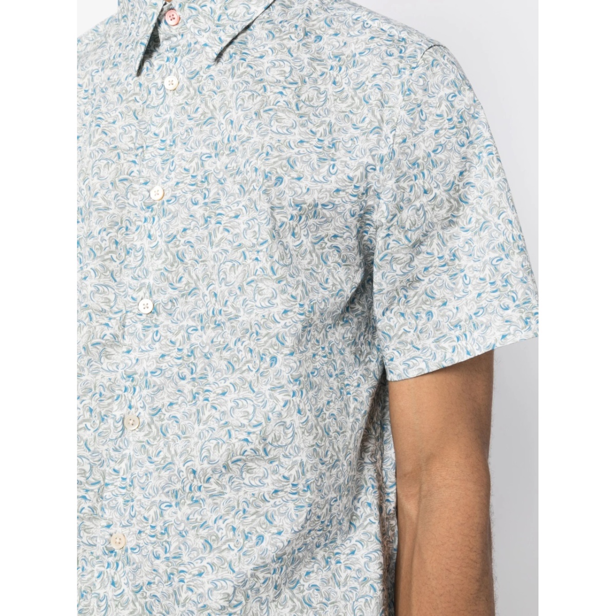 graphic-print stretch-cotton shirt - Img 5