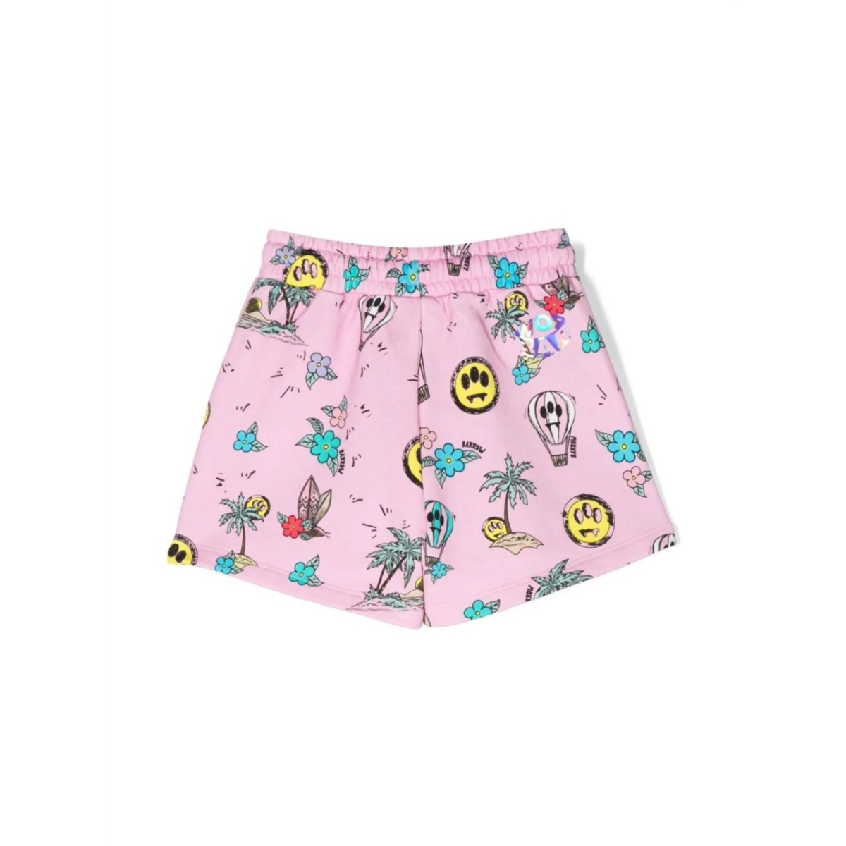 graphic-print track shorts - Img 2