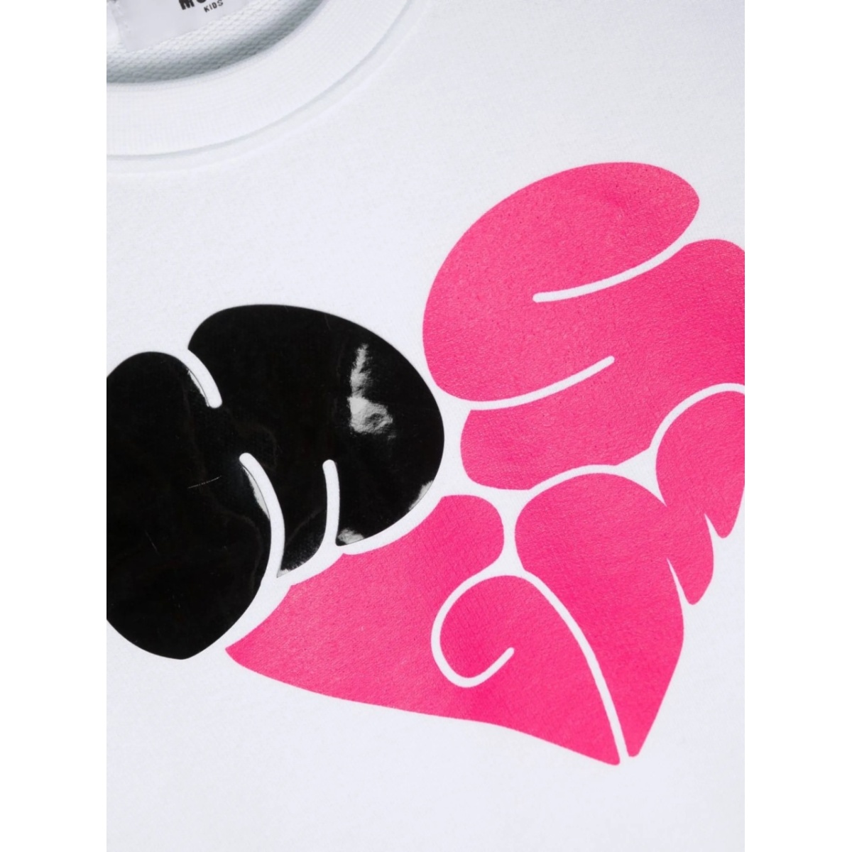 heart logo-print sweatshirt - Img 3