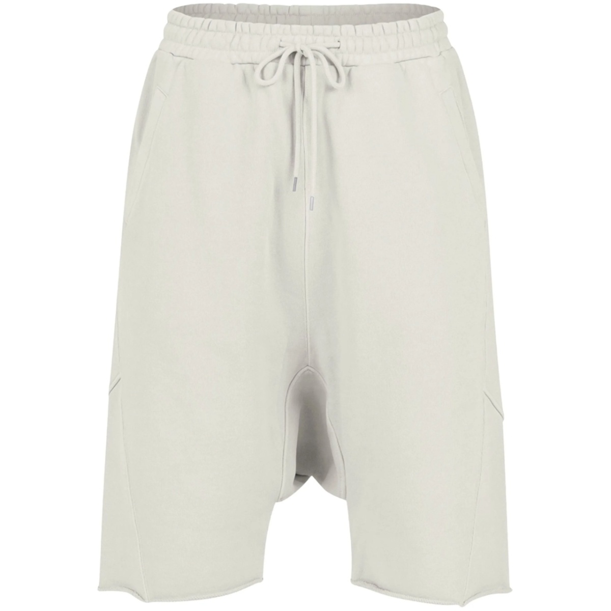 Heavy drop-crotch shorts
