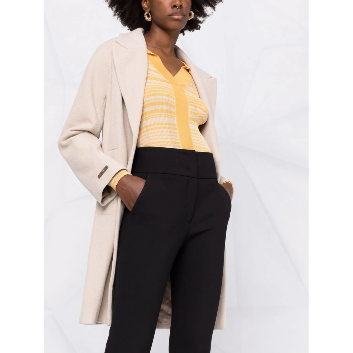 high-rise slim-fit trousers - Img 5