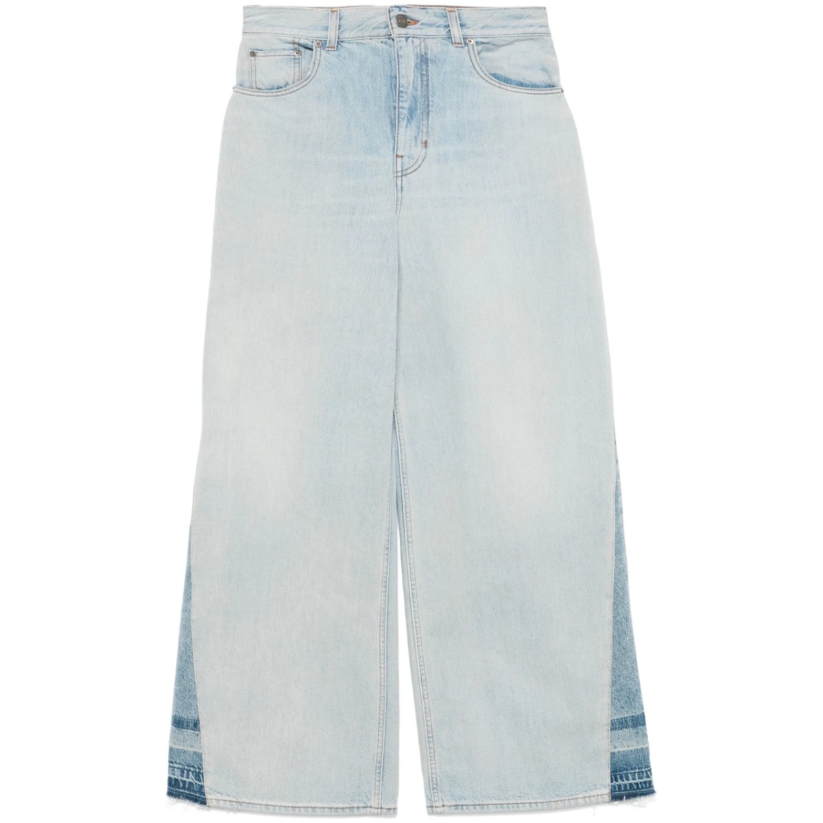 high-rise wide-leg jeans