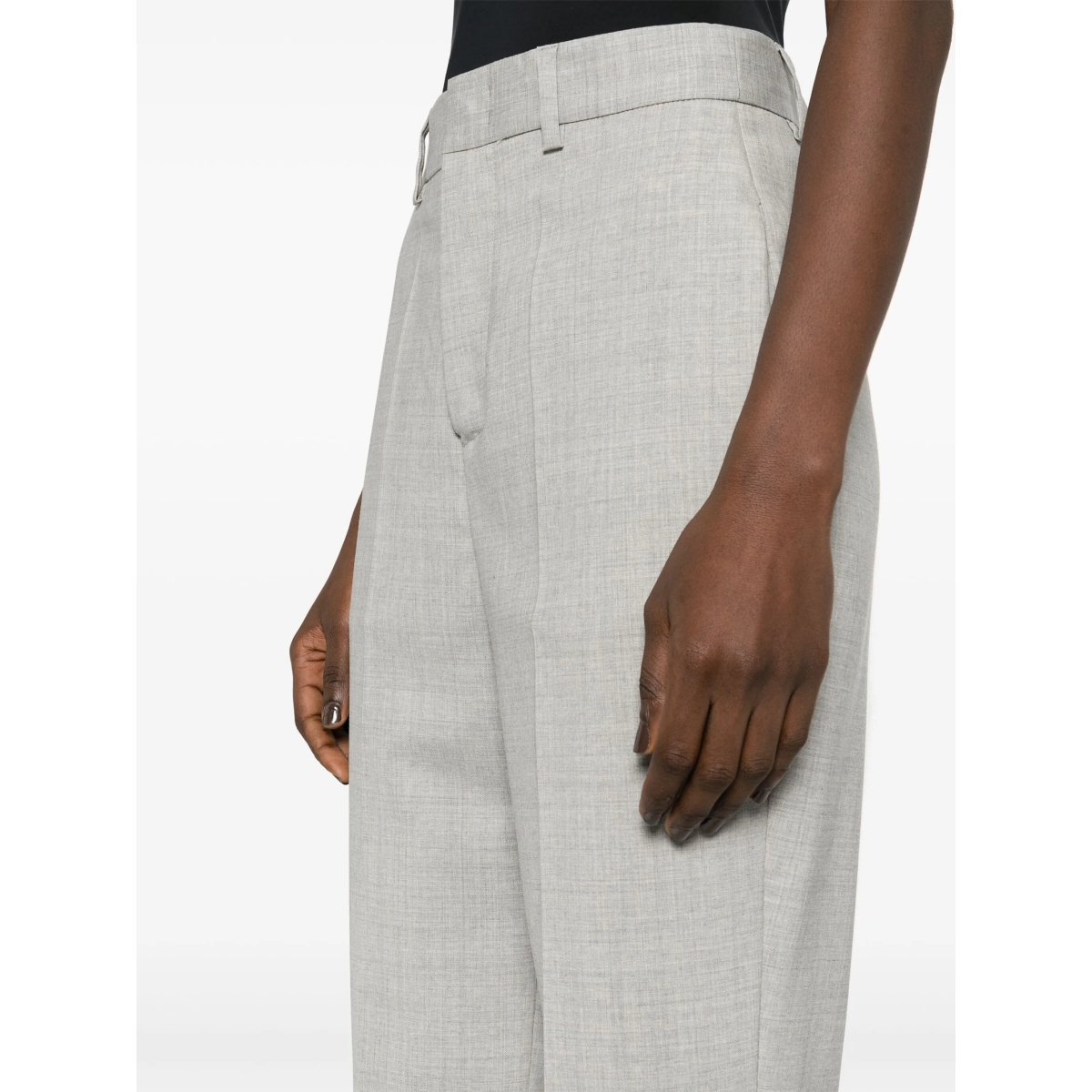 high-waisted tailored trousers - Img 5