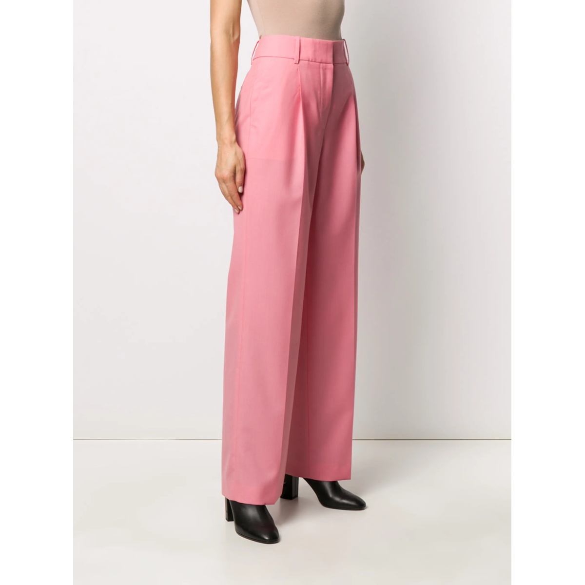 high-waisted tailored trousers - Img 3