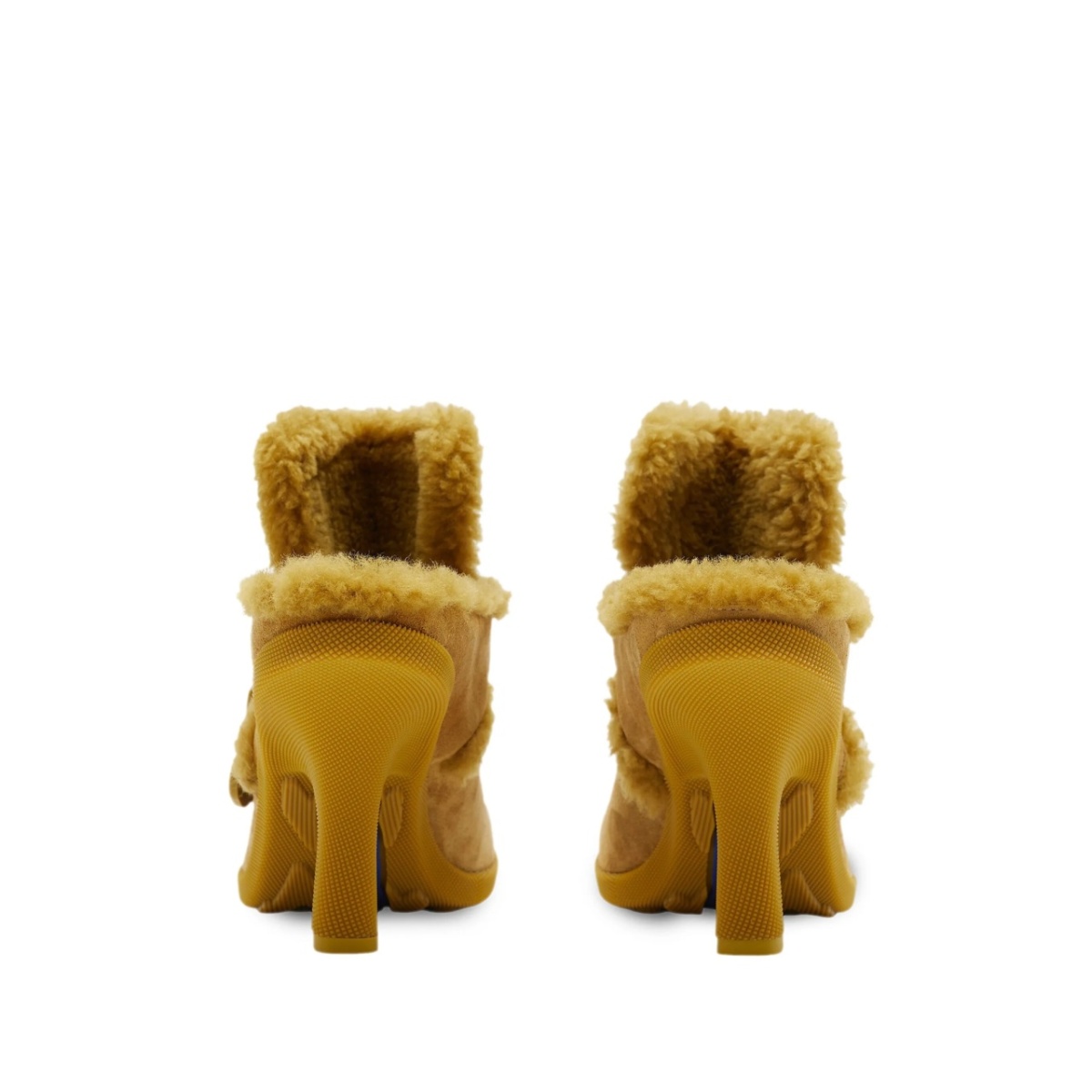 Highland shearling-trim suede mules - Img 3