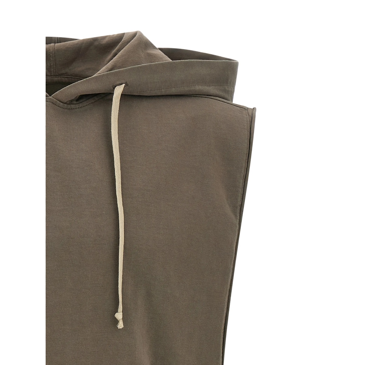 hooded raw-cut vest - Img 3