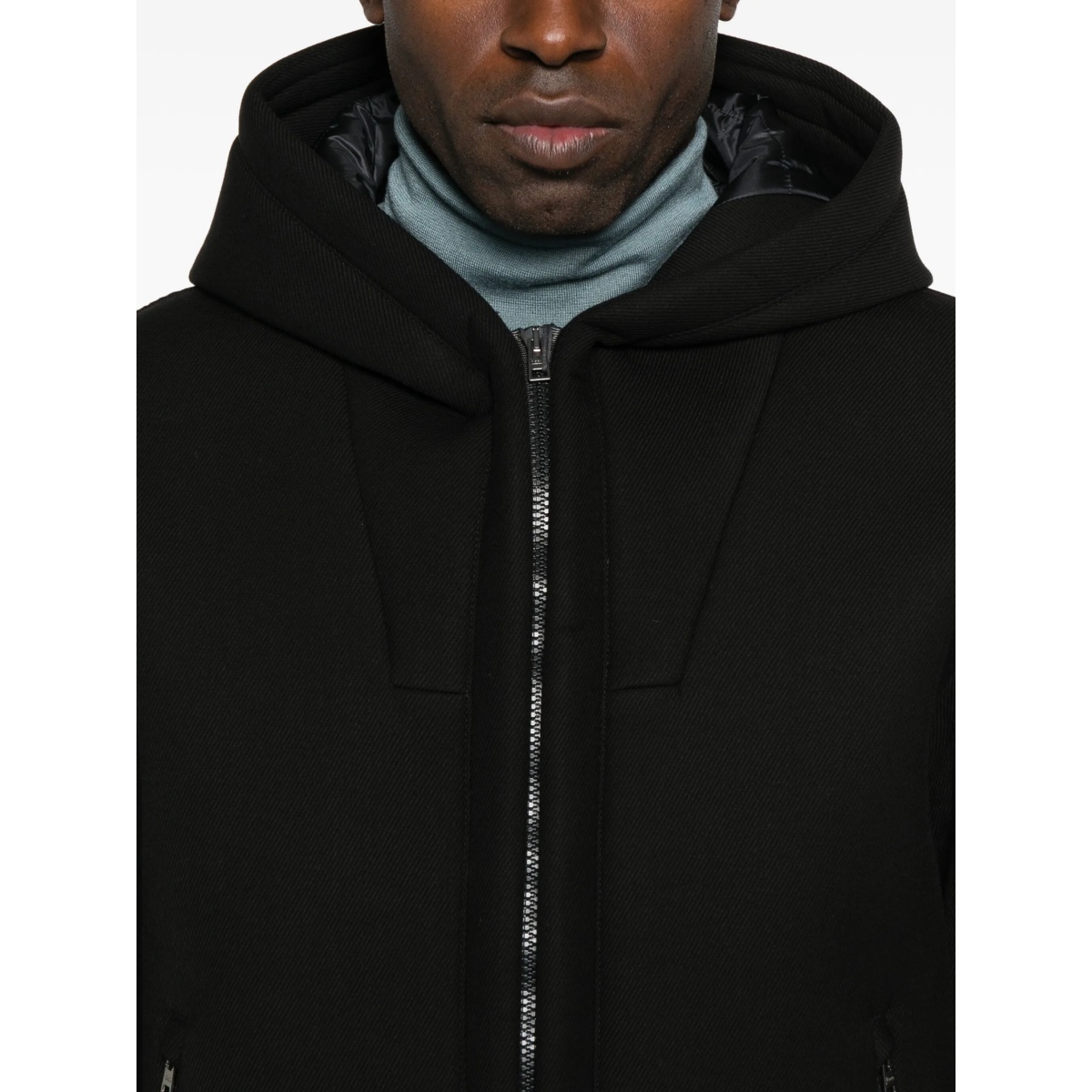 hooded zip-front jacket - Img 5