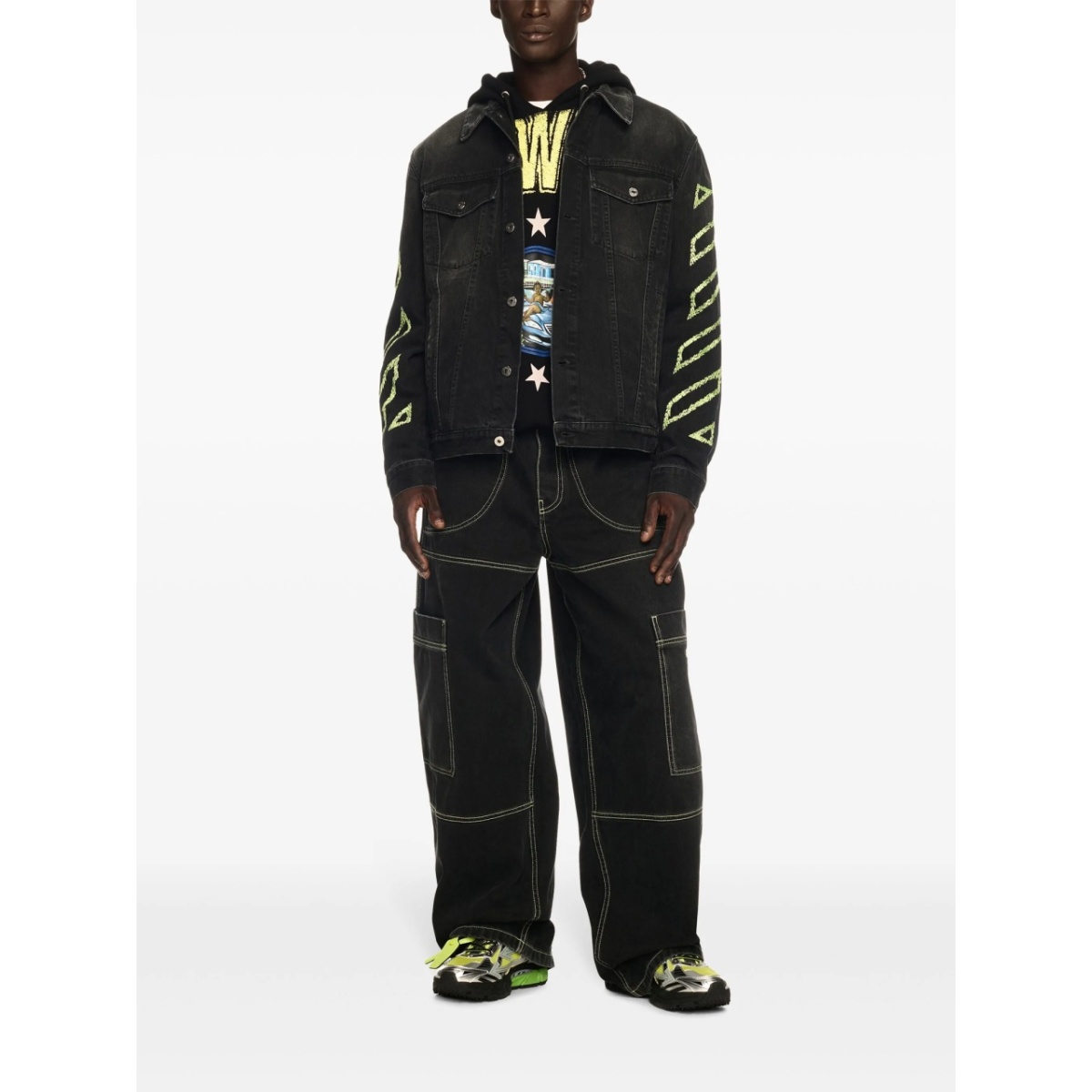 Irregular cargo jeans - Img 2
