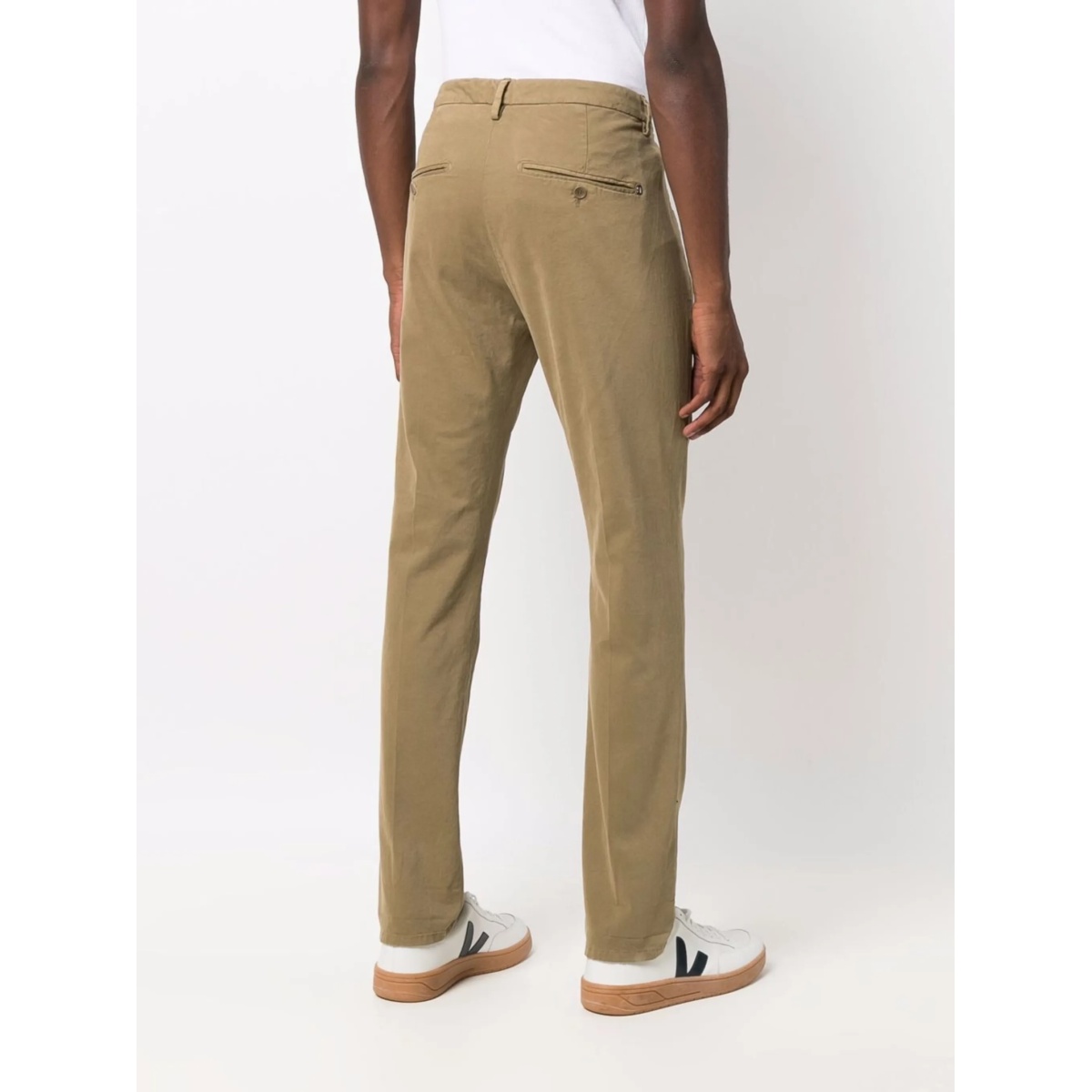 jetted-pocket cotton chinos - Img 4