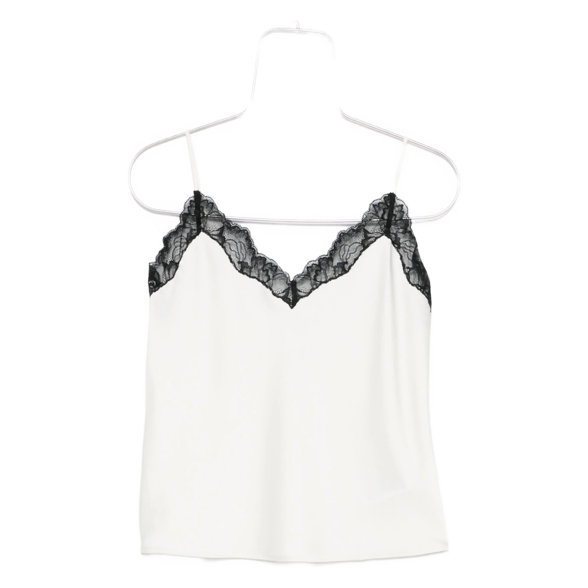 lace-trimmed camisole top