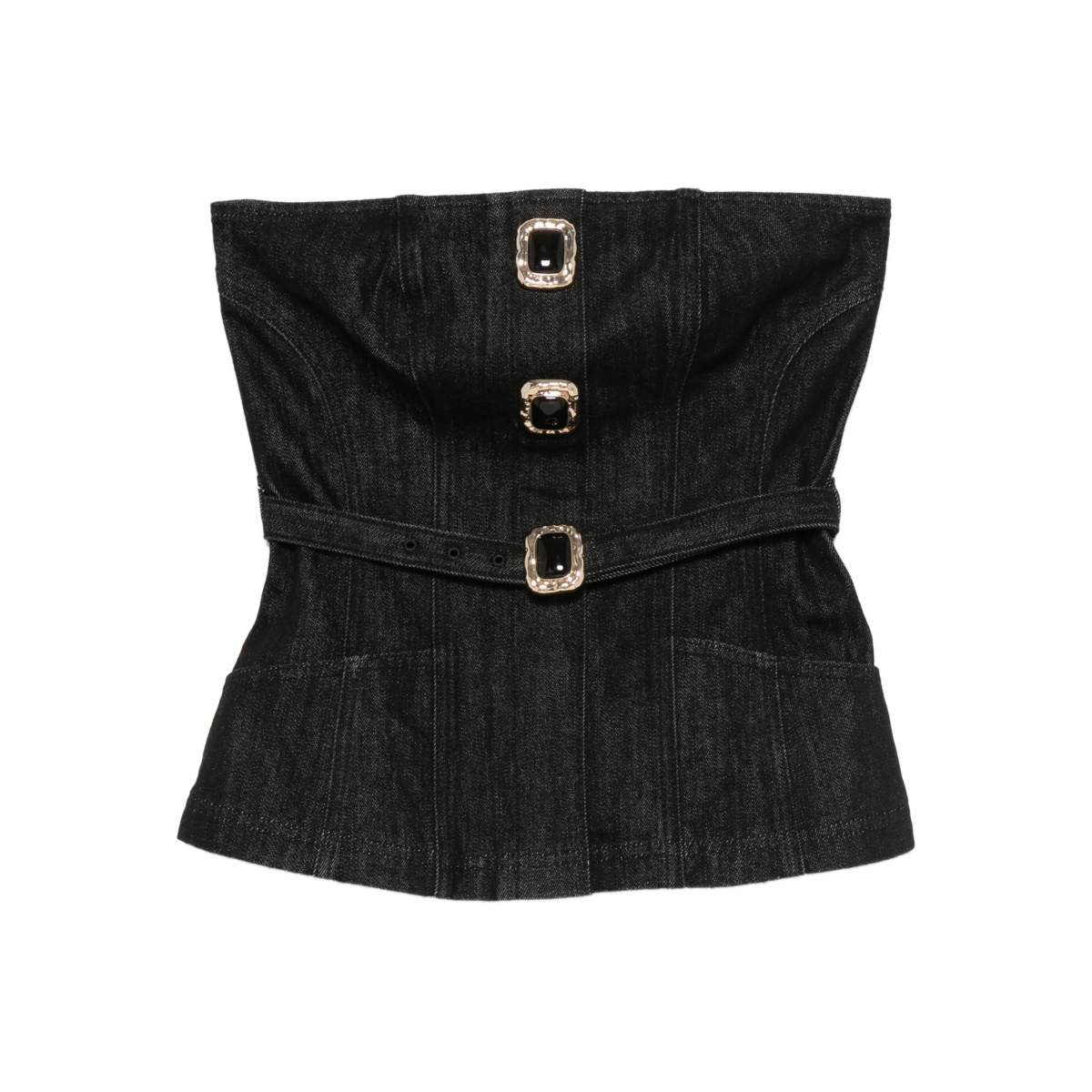 lace-trimmed ribbed top