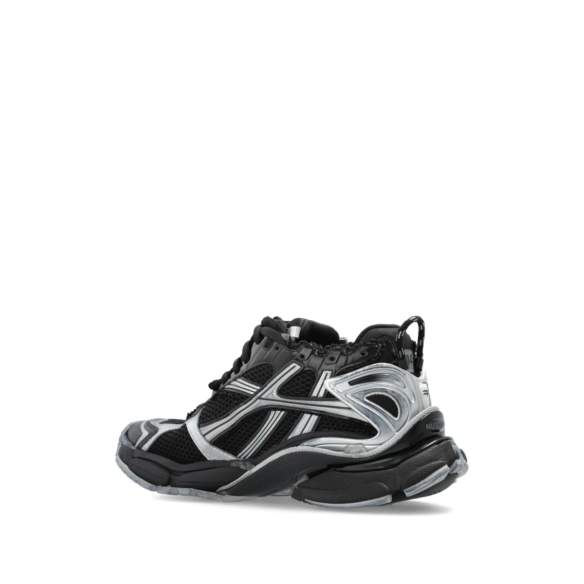 lace-up metallic trainers - Img 4