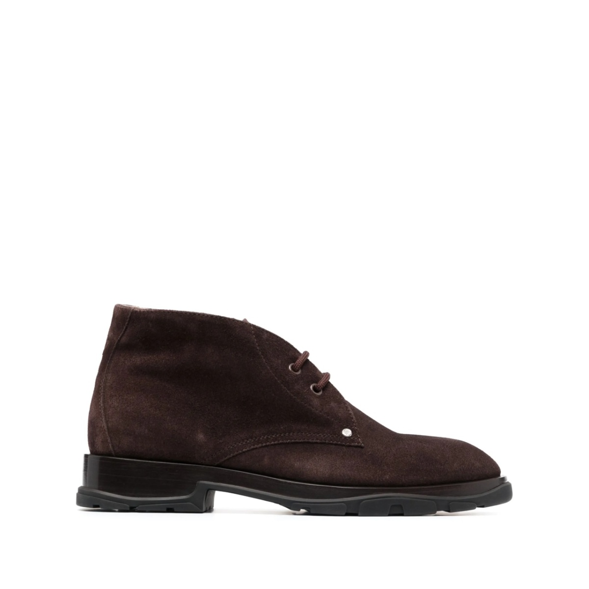 lace-up suede boots