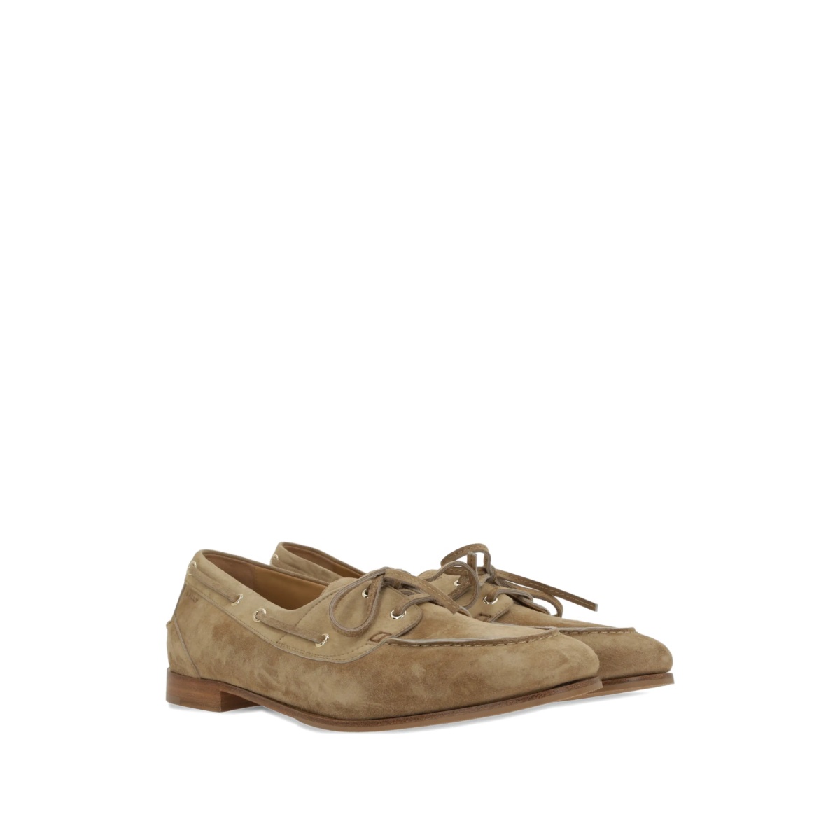 lace-up suede loafers - Img 2