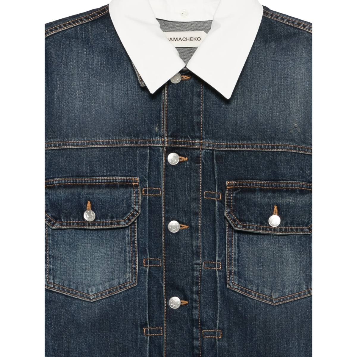 Laguna detachable-collar denim jacket - Img 3