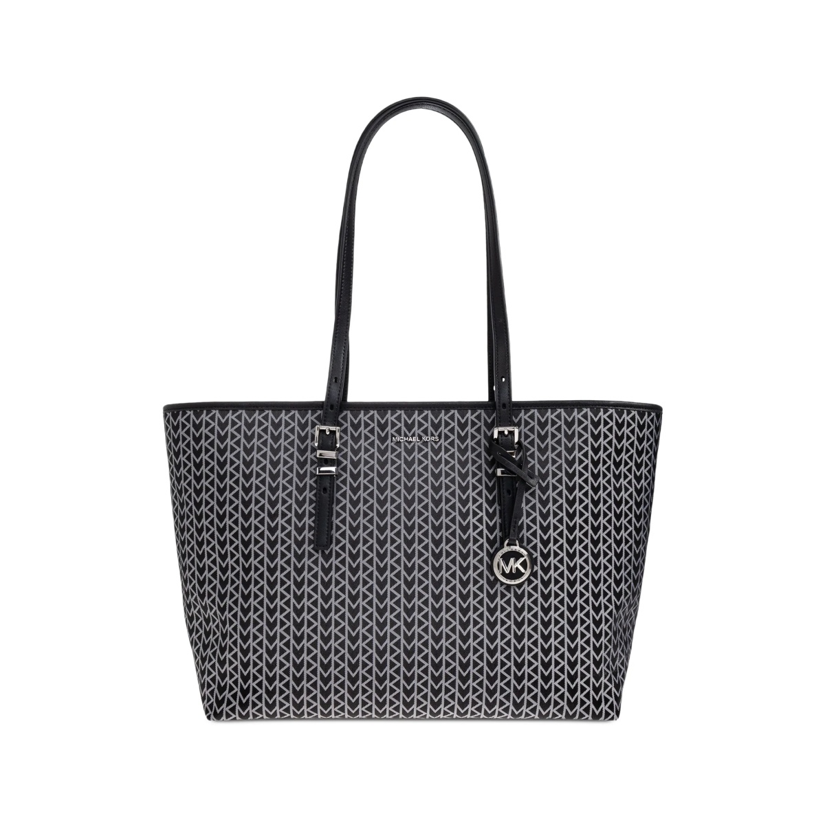 large Quinn geometric-pattern tote bag