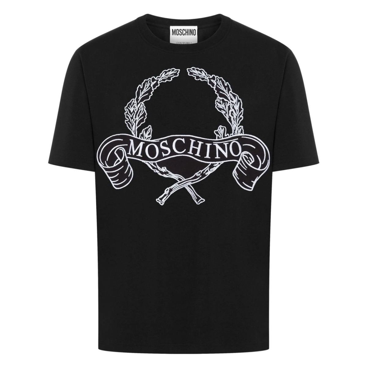 Laurel-print jersey T-shirt
