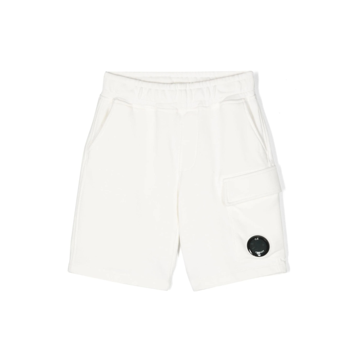 Lens-embellished track shorts