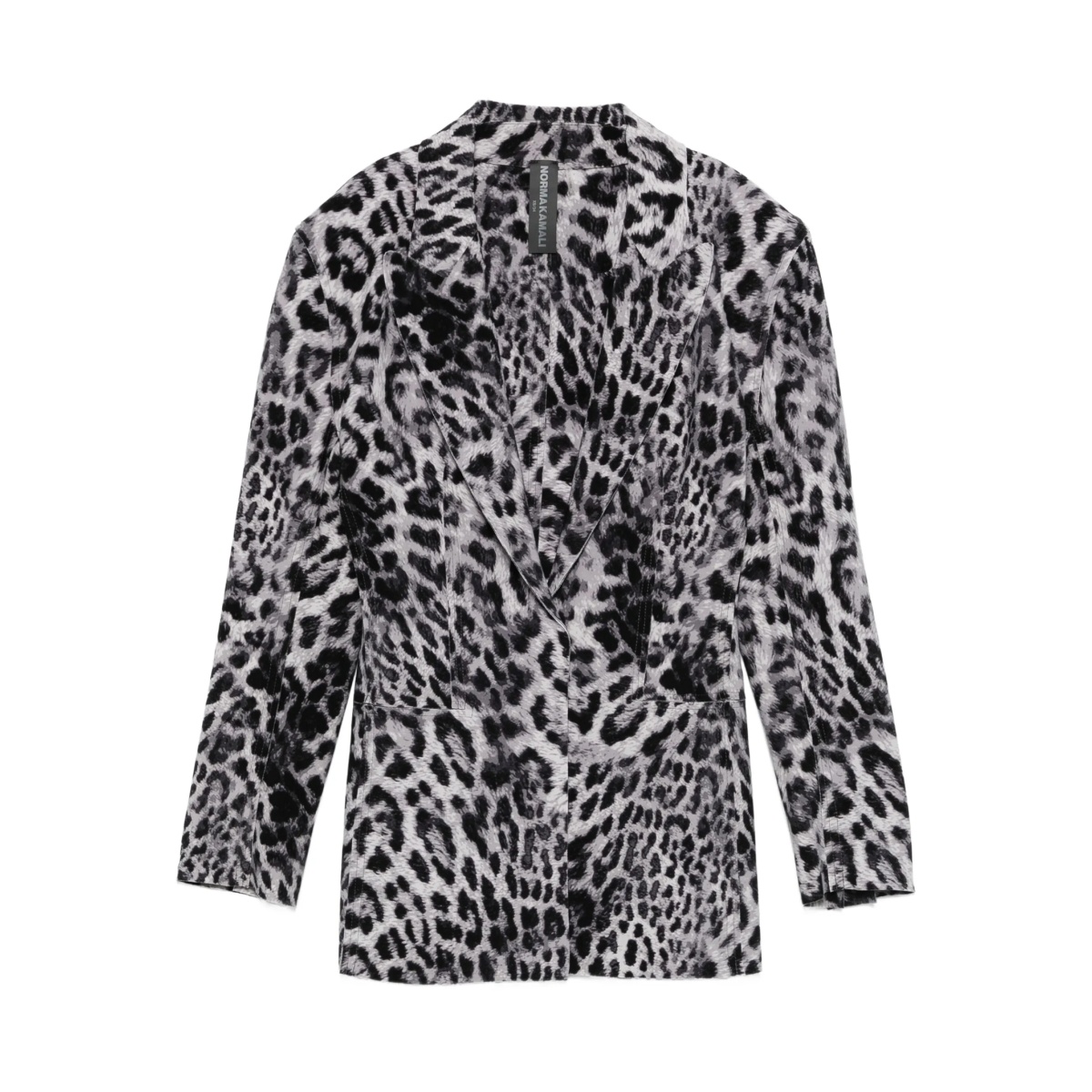 leopard-print blazer