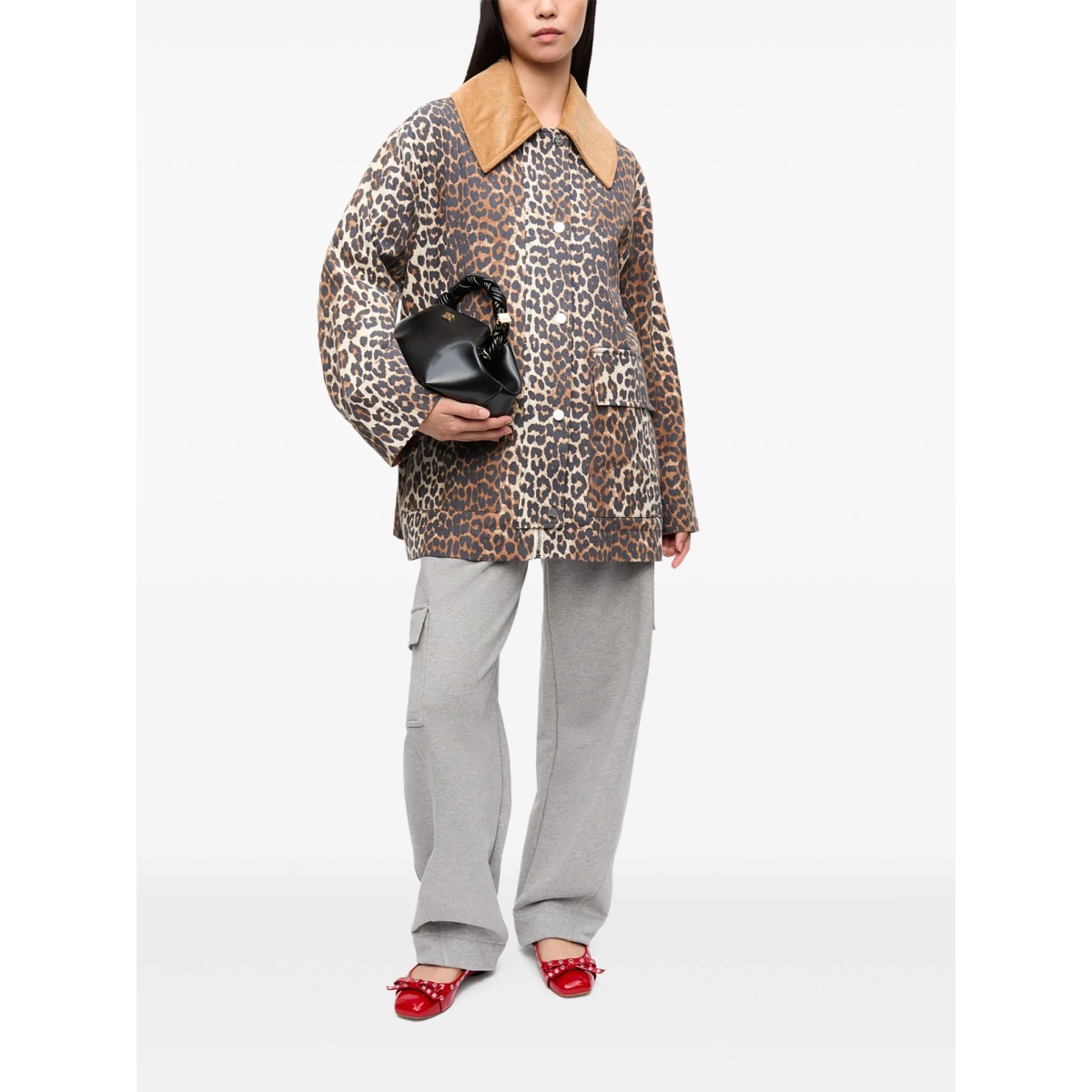 leopard-print bomber jacket - Img 2