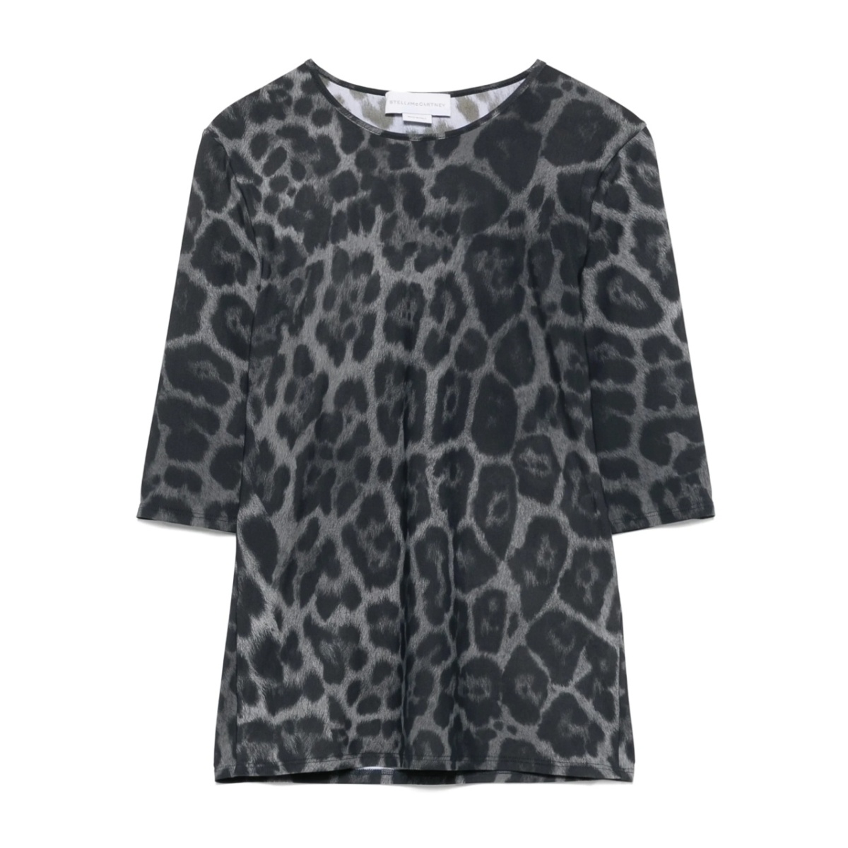 leopard-print T-shirt