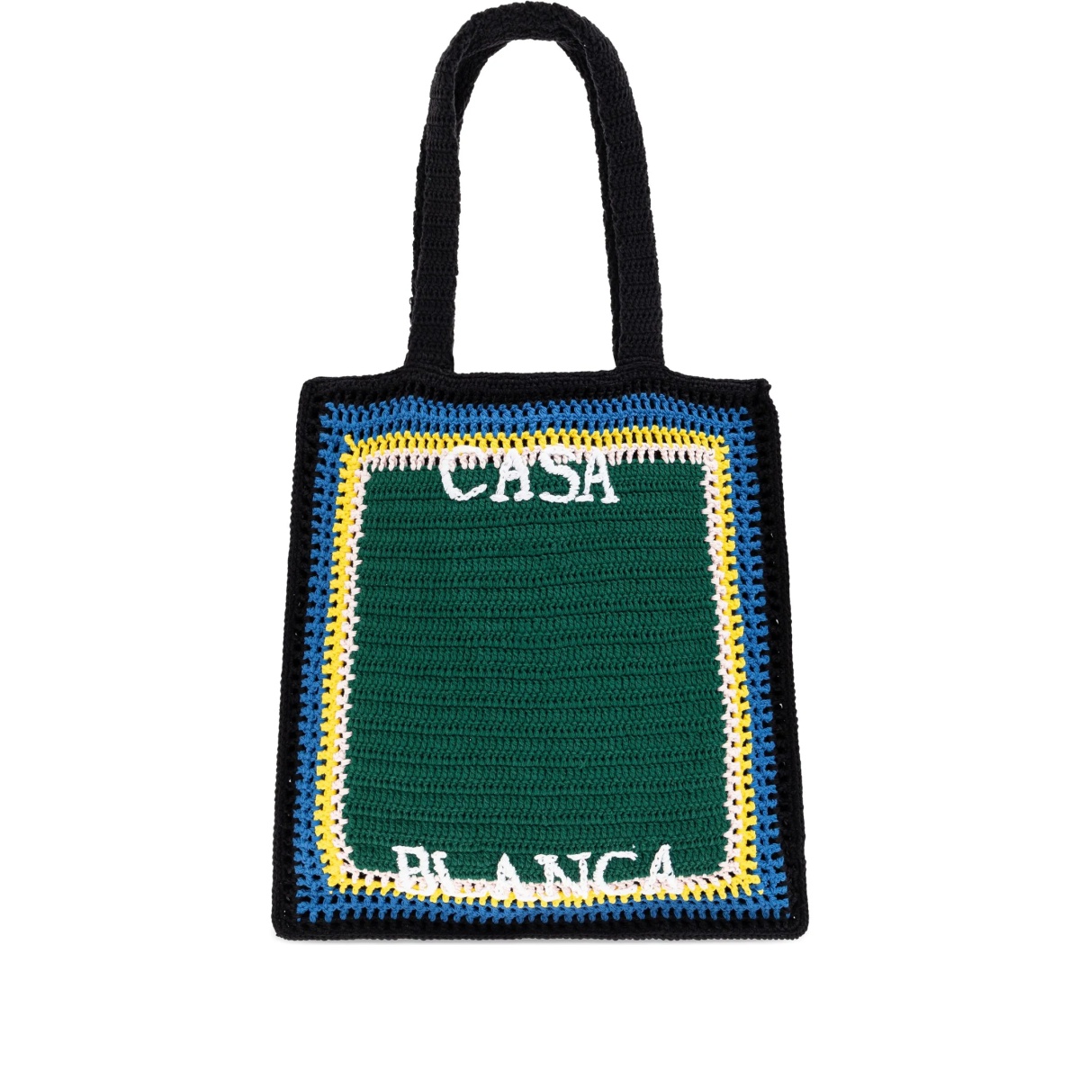 lettering cotton tote bag