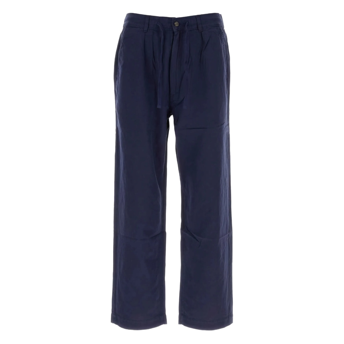 linen-blend trousers