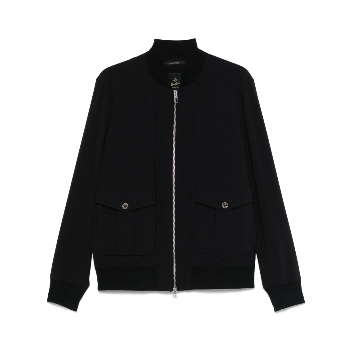 logo-appliqué jacket