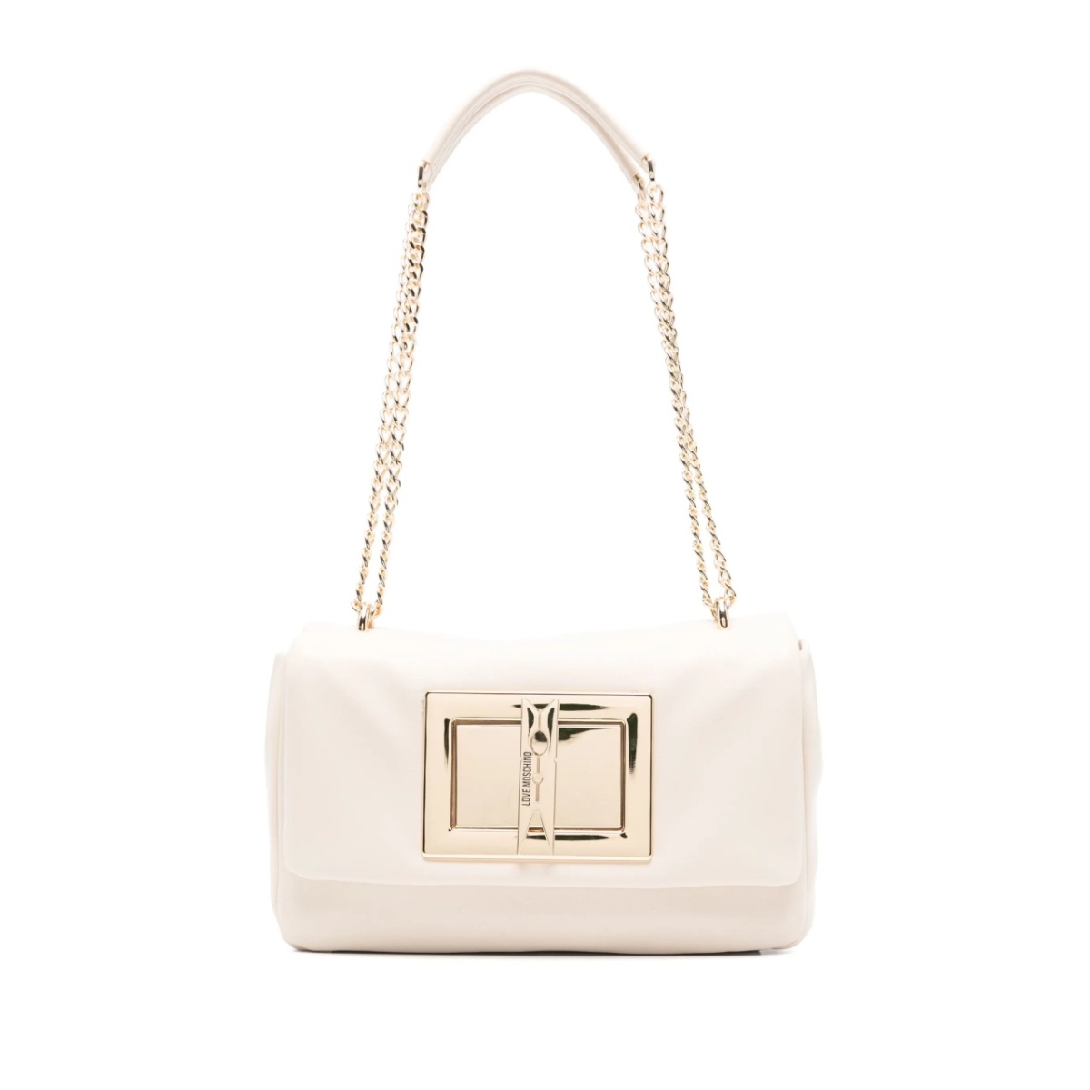 logo-debossed shoulder bag
