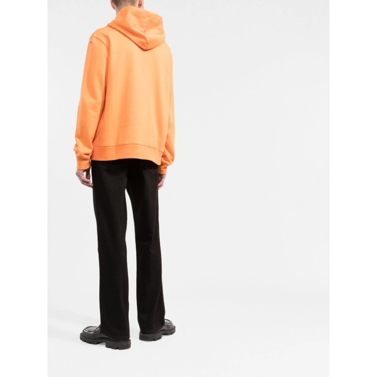 logo-debossed zip-up hoodie - Img 4