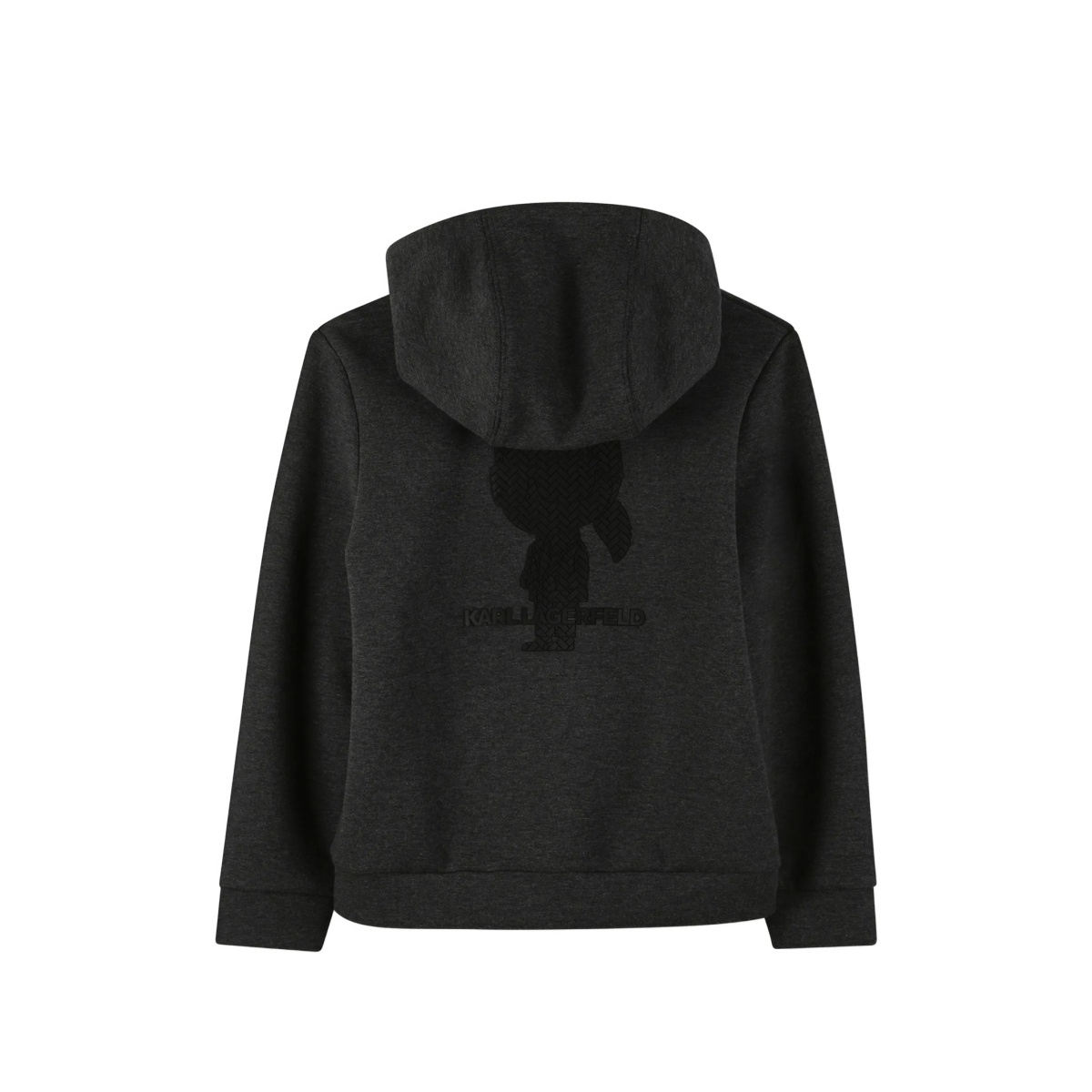 logo-detail long-sleeve hoodie - Img 2
