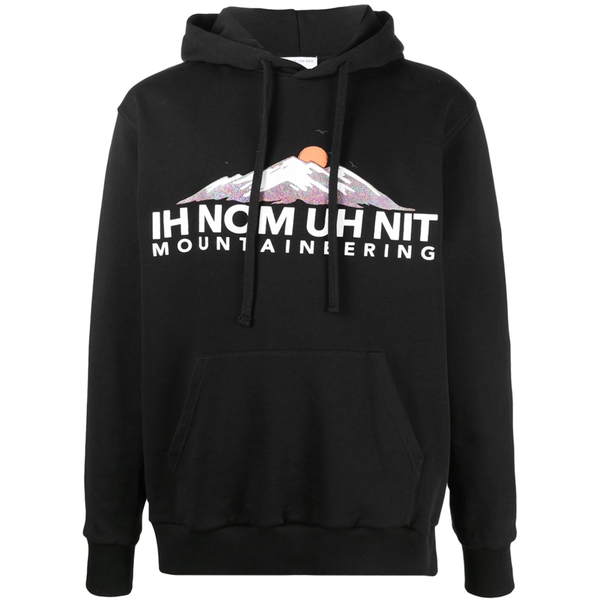 logo drawstring hoodie