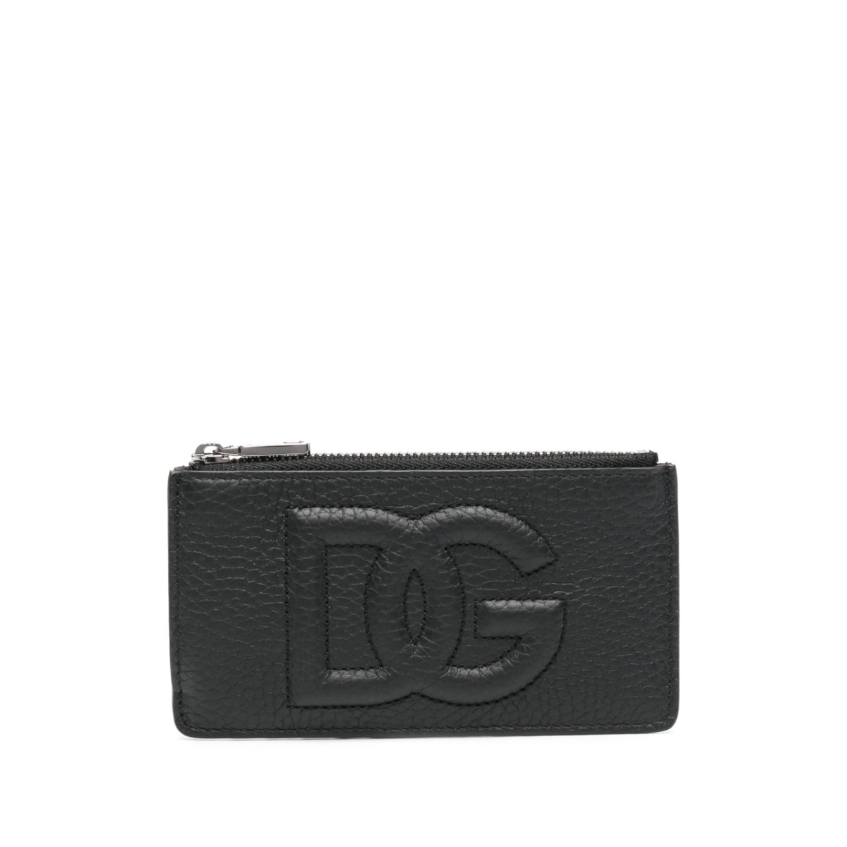 logo-embossed card holder