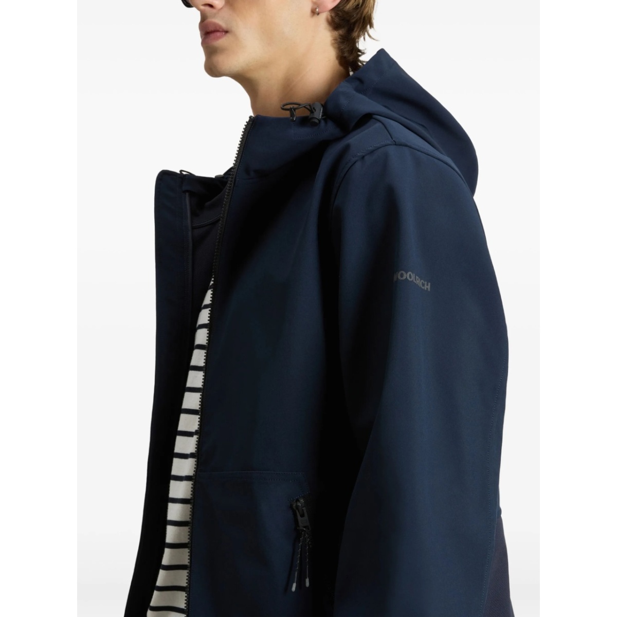 logo-embossed jacket - Img 5