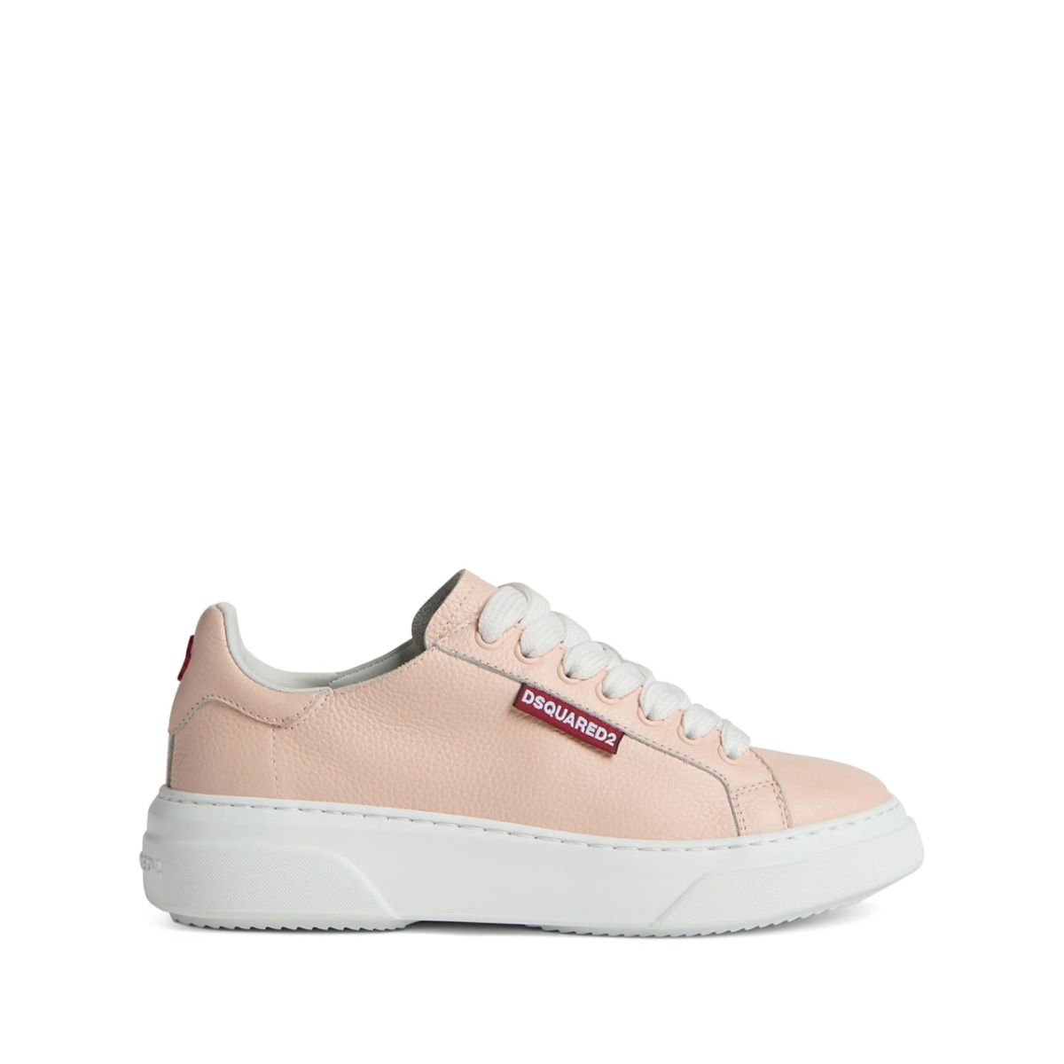 logo-embossed lace-up sneakers