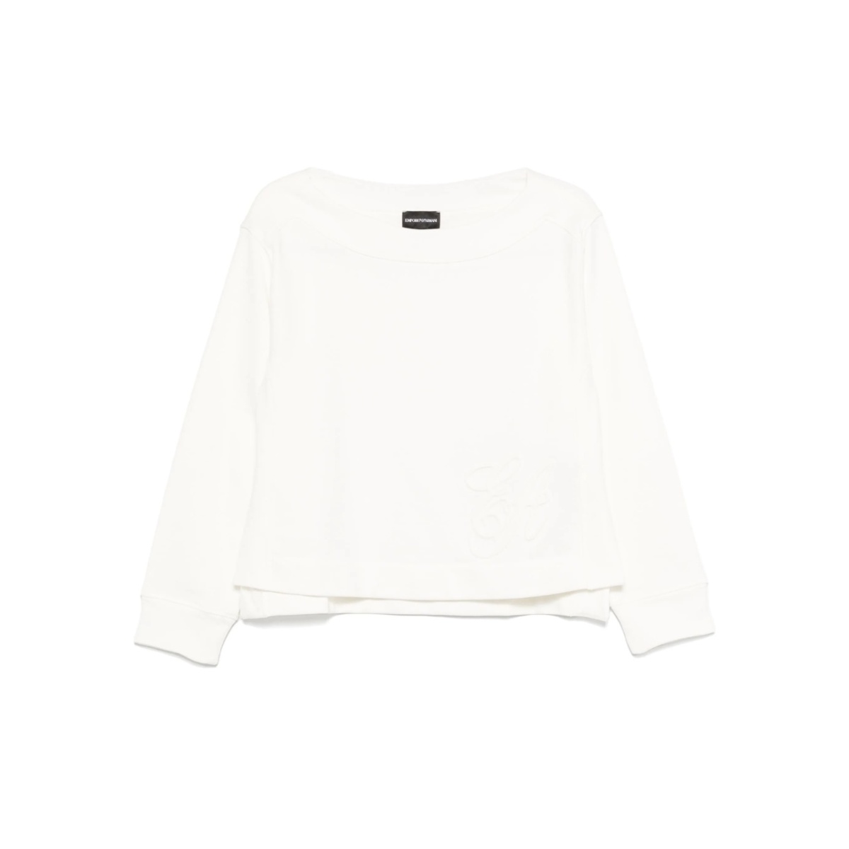 logo-embossed sweatshirt